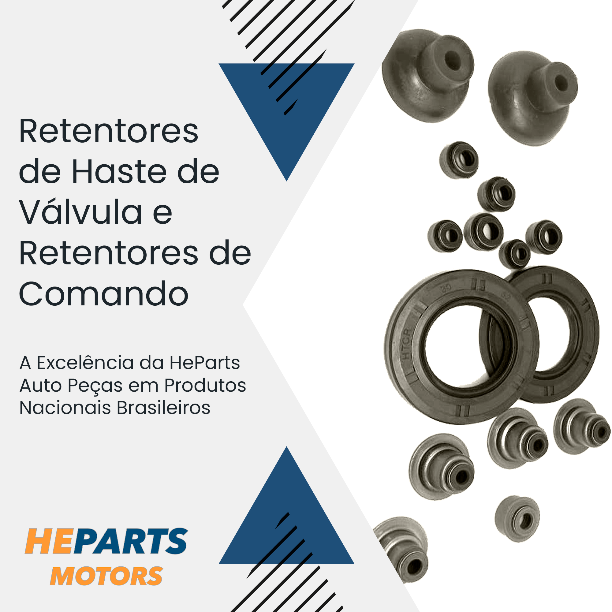 Retentores de Haste de Válvula e Retentores de Comando: Proteção e Desempenho com a Qualidade da HeParts Auto Peças